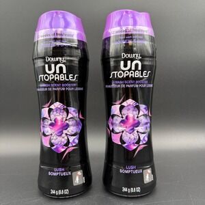 Downy Unstopables In-Wash Scent Booster‎ Beads Lush 8.6 oz 2 Pack NEW